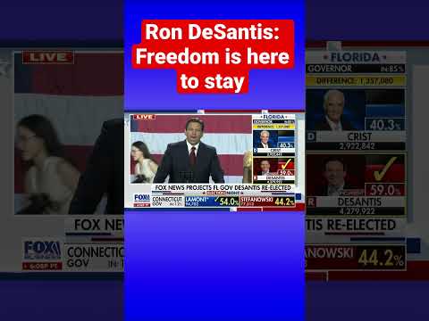 DeSantis’ victory remarks on ‘freedom’ in Florida #shorts