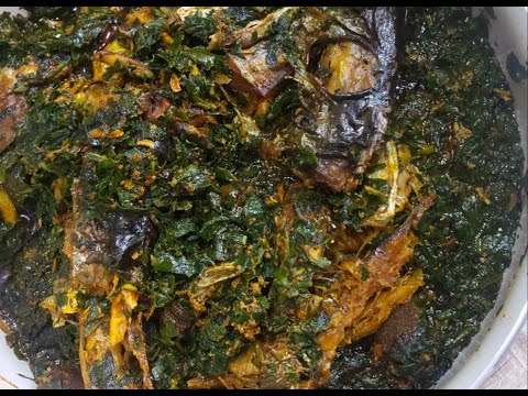 I Learned This Nigerian vegetable soup recipe in a Restaurant Now I Cook The Only Way