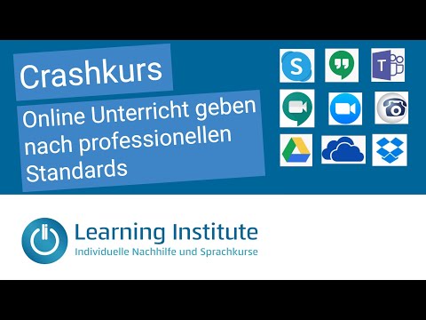 Online Unterricht geben nach professionellen Standards - Der Crashkurs | So geht Online Unterrichten