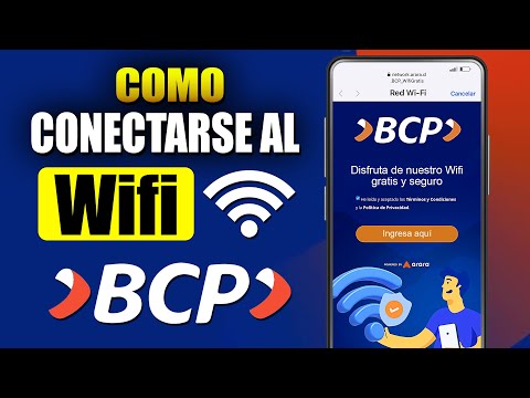 Como conectarte al WIFI del BCP (Paso a paso)