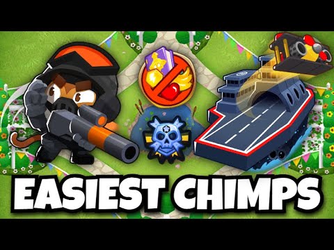 NEW Easiest Quad CHIMPS Black Border Guide (No Abilities/Micro/Geraldo) l Update 51.2 (Bloons TD6)