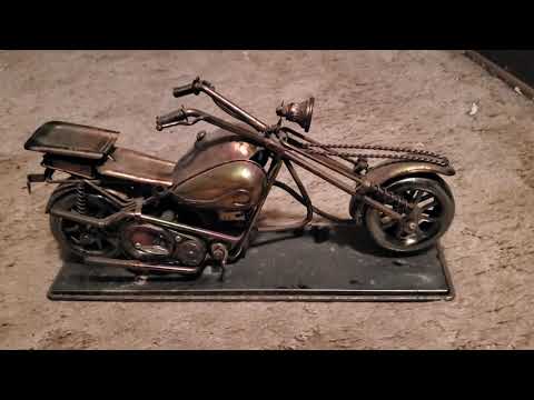 Vintage Toyland Motorcycle Music Box.