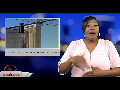 DOJ awards $17M to Las Vegas shooting victims (ASL - 11.30.18)