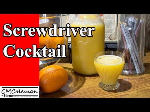 How To Make A Screwdriver Cocktail