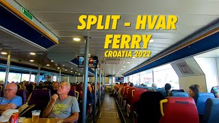 SPLIT to HVAR Ferry Croatia 2022 !!! Ferry Split to the Island HVAR !!!