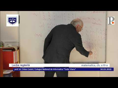 Matematica, cls a 11-a