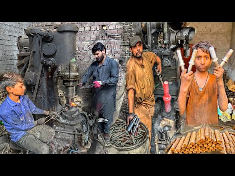 Recycling Process of Old Metal Scrap to Make Truck Stud Nut Bolt | Waste Recycling