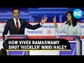 Vivek Ramaswamy Keeps Calm As Nikki Haley Heckles Him At GOP Debate; 'Just Because Putin...'