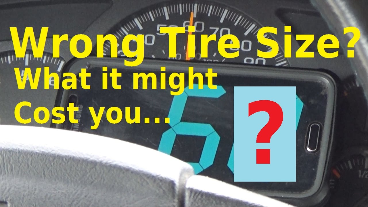 Wrong Tire Size - What Does it Mean - Automotive Education