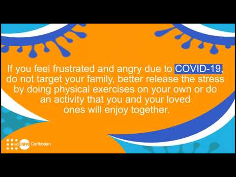 AUDIO message from UNFPA Caribbean during #COVID19 pandemic: Release your stress