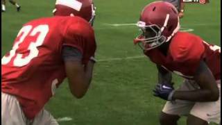 Bama Defensive Back Drills