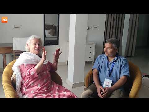 Conversation with Usha  Mata Iyenger yoga Teacher | International Yog Festival 2025