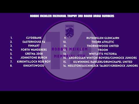 Robbie Meiklem Round 3 Draw 2025/26