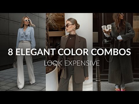 8 elegant color combos for classy women