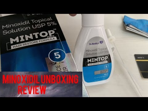 Mintop Minoxidel Unboxing and Review in Hindi/Hair Loss Treatment - How to Use Minoxidil