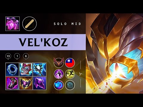 Vel'Koz Mid vs LeBlanc - TW Grandmaster Patch 25.24