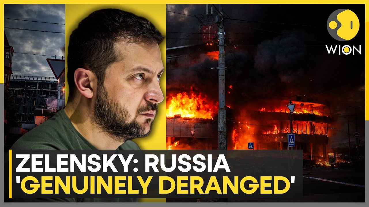 Russia-Ukraine War: Deadly Russian Strikes Hit Kyiv, Buildings Engulfed In Fire | WION