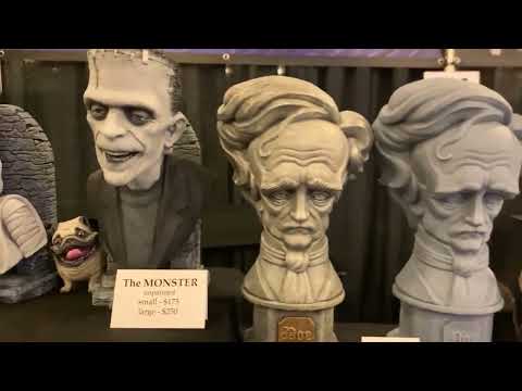 Legendary Sculptor Mark Newman Booth Tour | Monsterpalooza 2024 | Werewolves, Vampires & More!