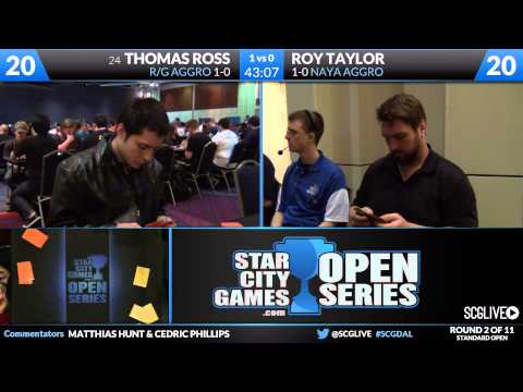 SCGDAL - Standard - Round 2 - Tom Ross vs Roy Taylor