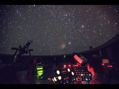 El planetario más antiguo de la prefectura muestra proyecciones de invierno en el Museo de Ciencias Juveniles de Wakkanai (25/02/2014) Hokkaido Shimbun