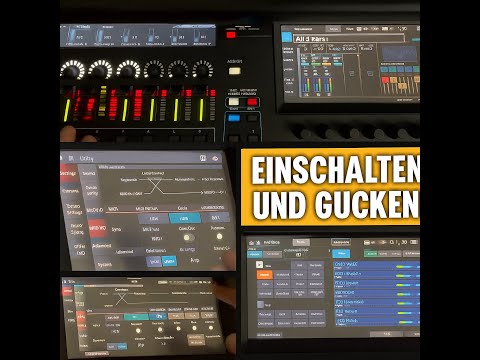 Yamaha Montage M, einschalten und gucken was so los ist