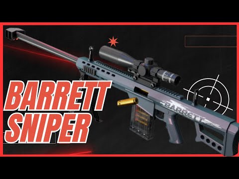 4K Barrett Sniper Rifle Shell Ejecting Gun / Blaster | Should I Buy? #nerf #sniper #guns