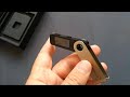 Ledger Nano S Plus hardware cryptocurrency wallet unboxing
