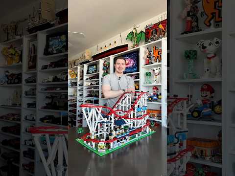 Building the RETIRED Creator Expert LEGO Roller Coaster! #LEGO #RollerCoaster #BMW #ASMR #Fun