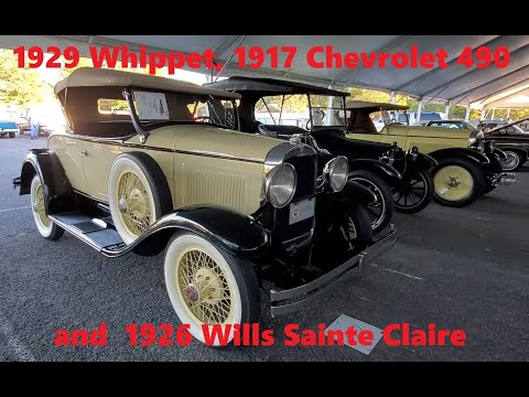 Prewar Cars At 2021 Fall Carlisle Auction 1929 Whippet,1917 Chevrolet 490, 1926 Wills Sainte Claire