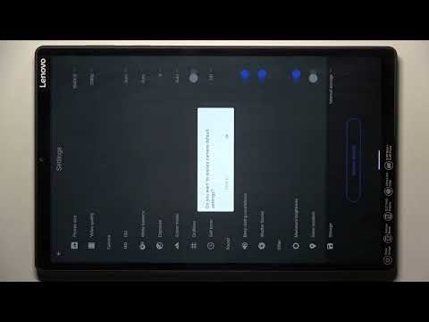 LENOVO TAB M10+ How To Open Camera Settings