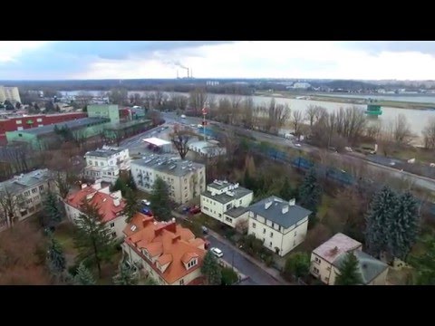Warszawa Saska Kępa drona phantom pro 4 K