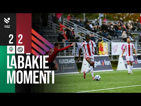 34. kārta: FK Liepāja 2:2 FS Jelgava (Labākie momenti)