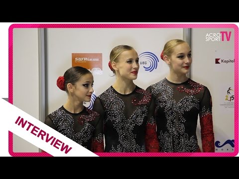 Interview with Lishova, Melamed, Melamed - Belarus - European Championship 2015 Riesa
