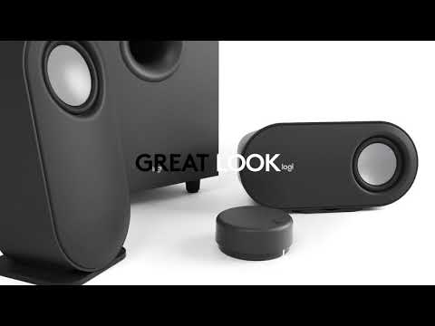 Logitech Z407 Bluetooth kompiuterio garsiakalbiai su žemųjų dažnių garsiakalbiu ir belaidžiu valdymu video