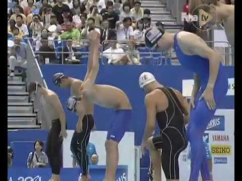 Michael Phelps Broke 1st World Record at Age 15 At 2001 Men's 200m Butterfly final World Championshi