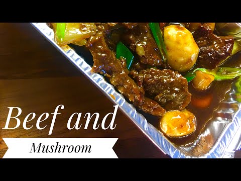 Beef and Mushroom Chinese Takeaway Style