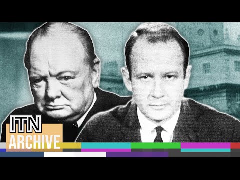 The Moment Winston Churchill's Death Was Announced | Rare Live TV News Bulletin (1965)