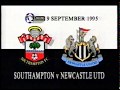 Southampton v Newcastle 1995/96