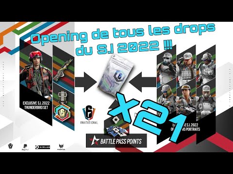 J'ouvre tous les Twitch drops du Six Invitational 2022 !!!