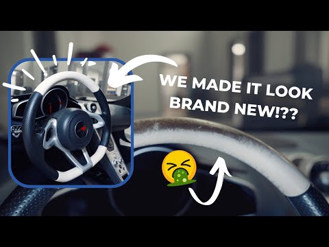 Removing Years of DEAD SKIN From Alex's Mclaren | Geist. Leathercare