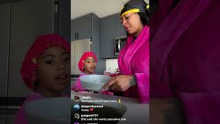 Alexis skyy and her daughter on instagram live 3/5/25