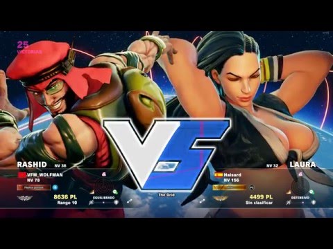 Laura (Haisard) vs Rashid (VFM_WOLFMAN) - Rank10!  1080p/60fps!