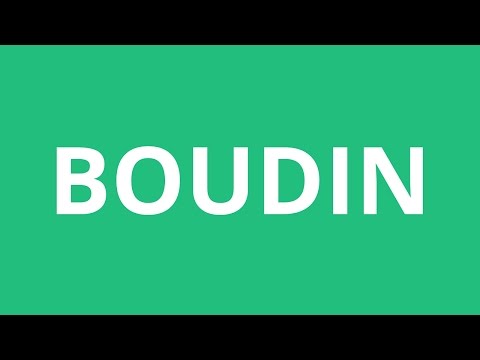 How To Pronounce Boudin - Pronunciation Academy
