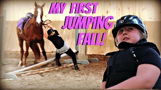 FIRST FALL JUMPING MY HORSE! Day 143 (05/23/18)