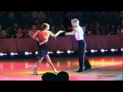 DWTS- Derek and Julianne Hough and Mark Balllas as teenagers.