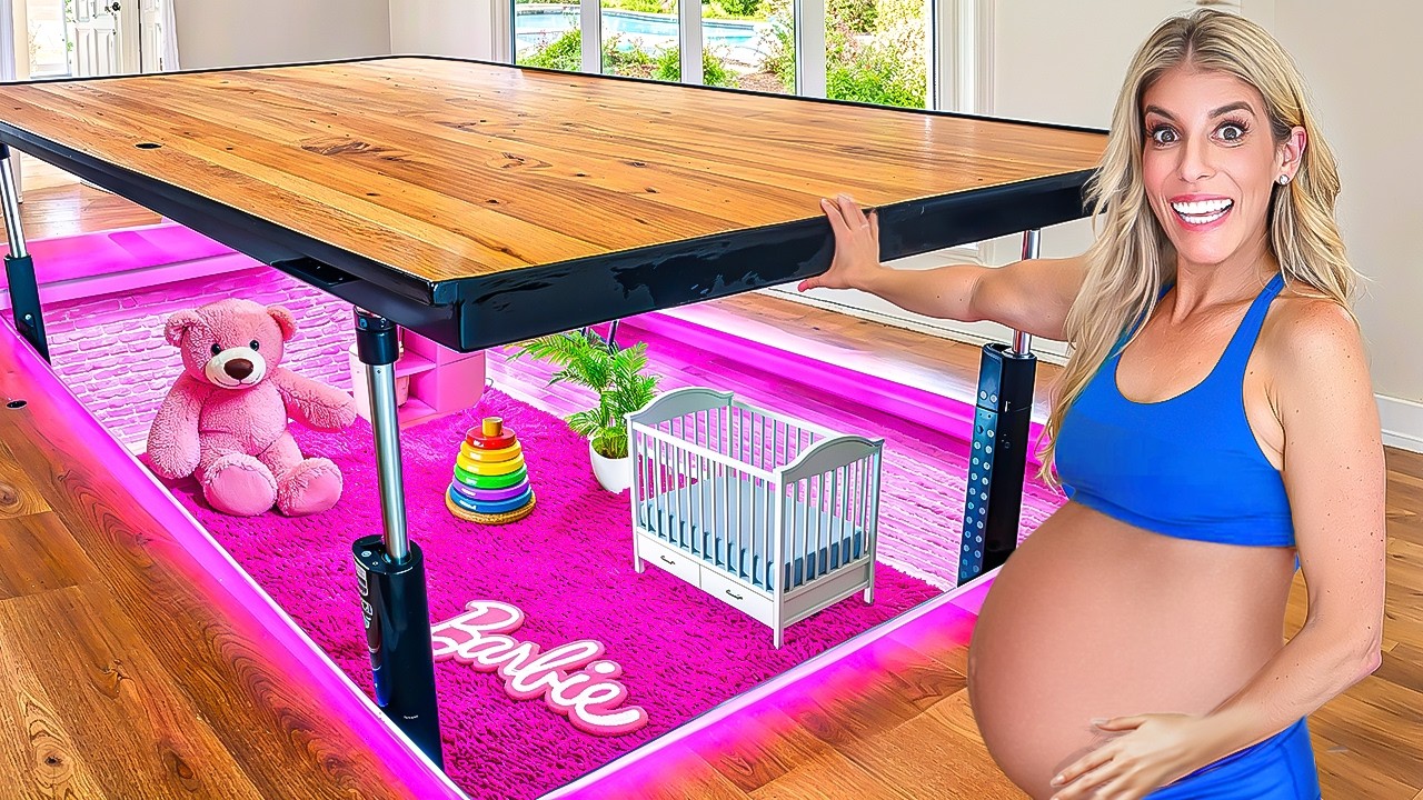 I Built a SECRET Room for My New Baby