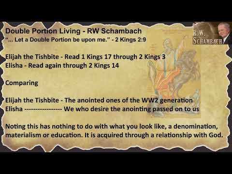 Double Portion Living - RW Schambach
