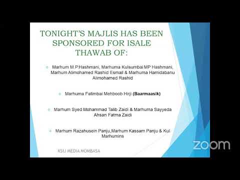 Daily Mahe Ramadhan 1442AH Program  - 12TH Night