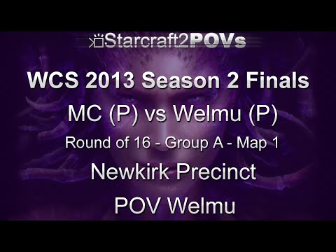 SC2 HotS - WCS 2013 S2 Finals - MC vs Welmu - Group A Ro16 - Map 1 - Newkirk Precinct - Welmu