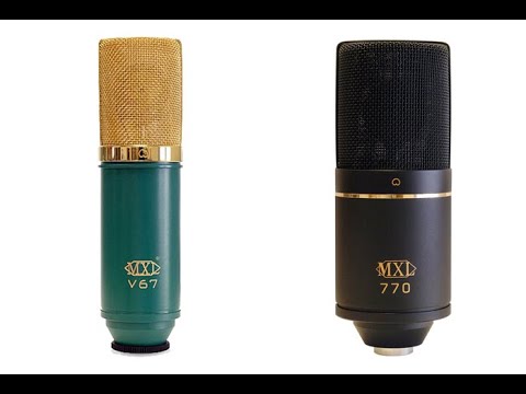 MXL V67G VS MXL 770 so-called voicing/singing/rapping test.